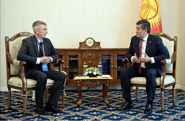19 ноября 2019 года состоялась встреча Президента Кыргызской Республики С.Ш. Жээнбекова с Исполнительным директором Проектного блока ЕФСР А.Г. Широковым.
