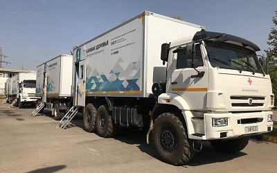 Созданные на грант ЕФСР мобильные комплексы «Каравана здоровья» приступили к работе в Таджикистане